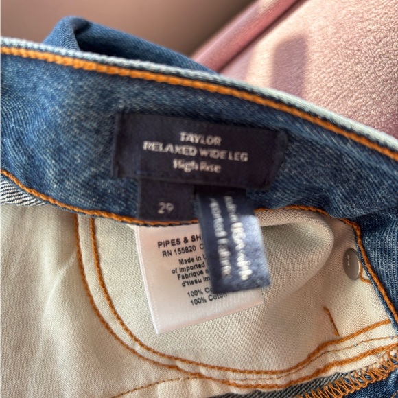 Veronica Beard high-rise wide leg jeans in Rebel stone - Picture 9 of 10